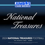 🏈 NEW RELEASE! BREAK #9270 - 2024 National Treasures Hobby (Random Team)