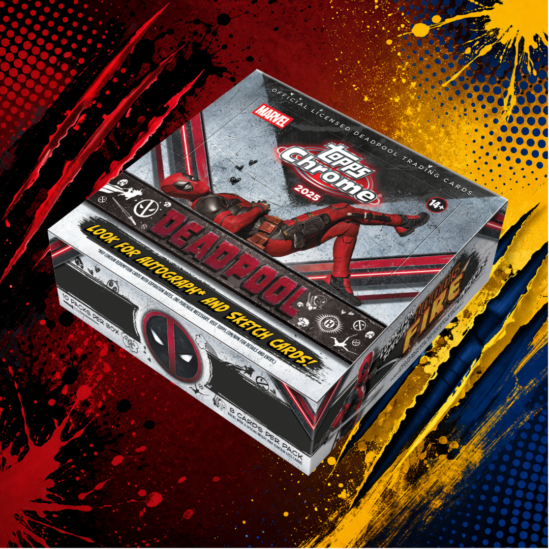 2025 Topps Chrome Deadpool Hobby Box - Releases April 1st
