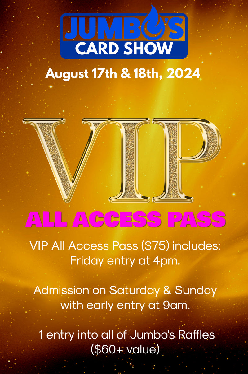 2024 Findlay Card Show - August 17th & 18th - VIP ALL ACCESS PASS
