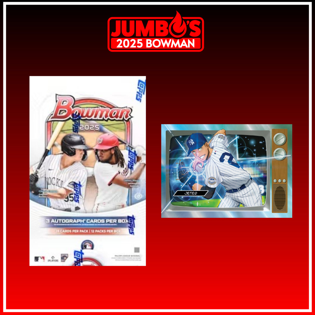 ⚾ NEW RELEASE! BREAK #8591 - 2025 Bowman Jumbo (Random Team) *** All base paper is randomized to the break!