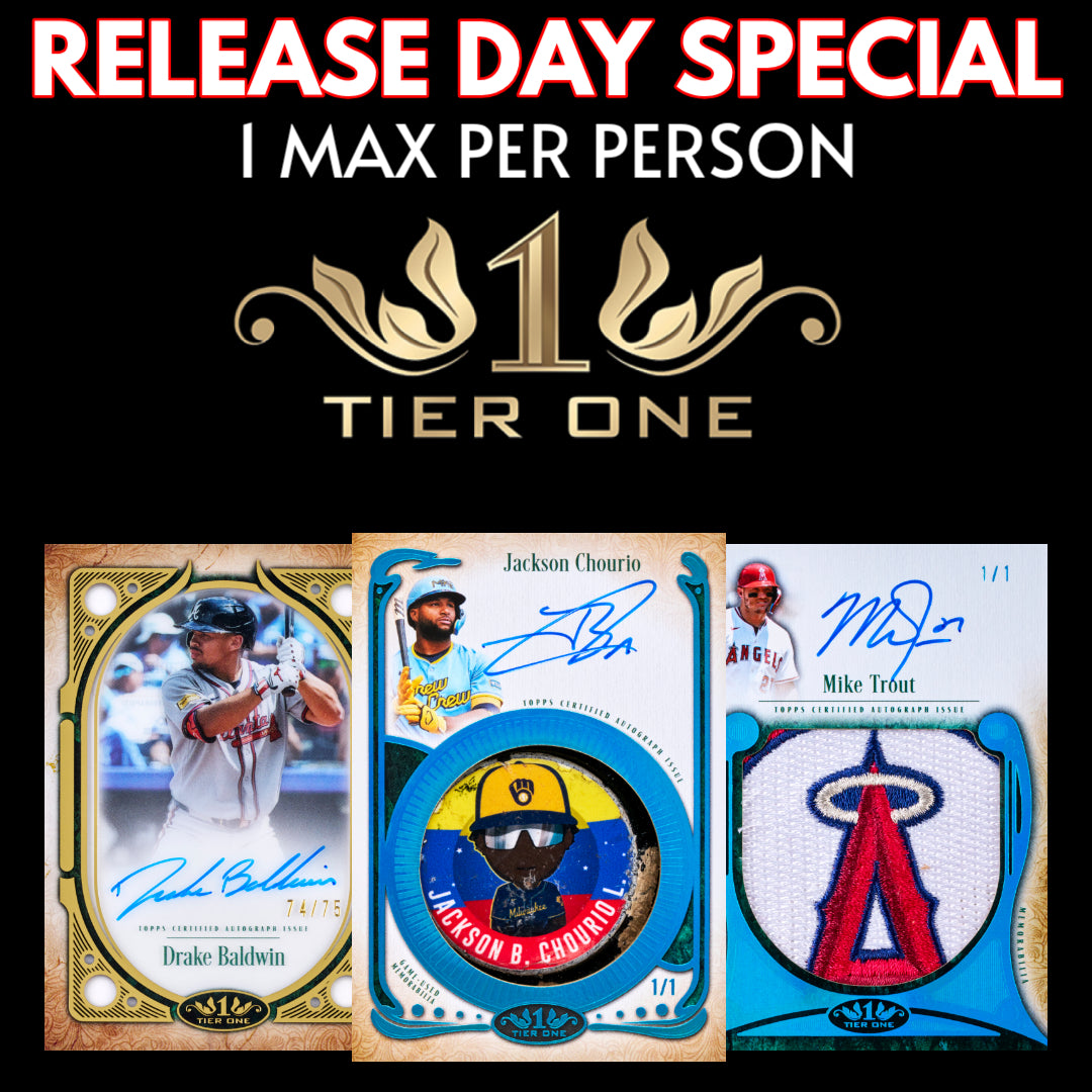 ⚾NEW RELEASE! BREAK #11551 - 2026 Topps Tier One (Random Team) *** 1 MAX PER PERSON