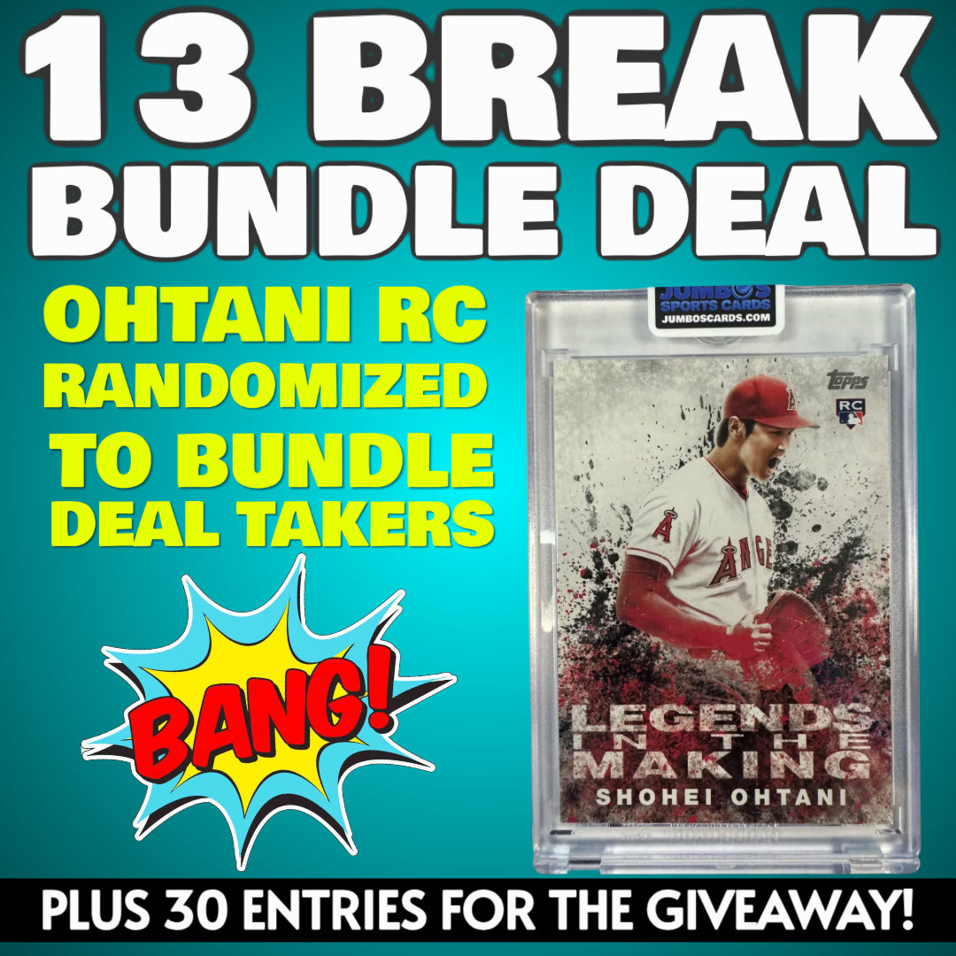 💥Friday Night Bundle Deal! (Ohtani Legends in the Making Rookie Randomized to all bundle takers!) *** Plus 30 Entries for the Giveaway!