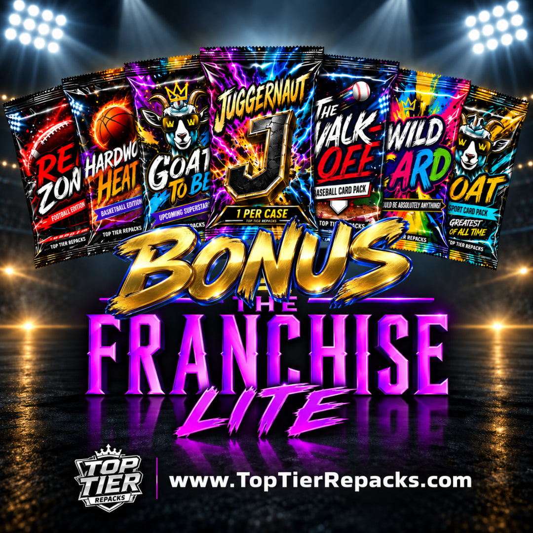 BREAK #12051 - 👑The Franchise Lite (Multi Sport 25 Spot - 25 Hits Repack) *** Everyone Hits! Releases Tuesday, September 15th --- BONUS GIVEWAY FOR ORDERS BEOFRE TUESDAY @ 715PM ET