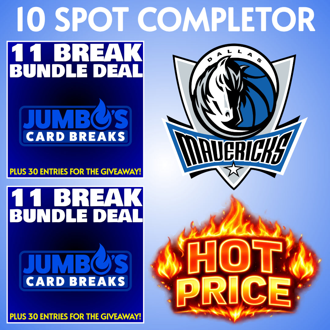 ➡️ MASSIVE VALUE 10 Spot Completor! (2 Bundles and the Mavericks) *** Plus 15 Entries for the Giveaway!