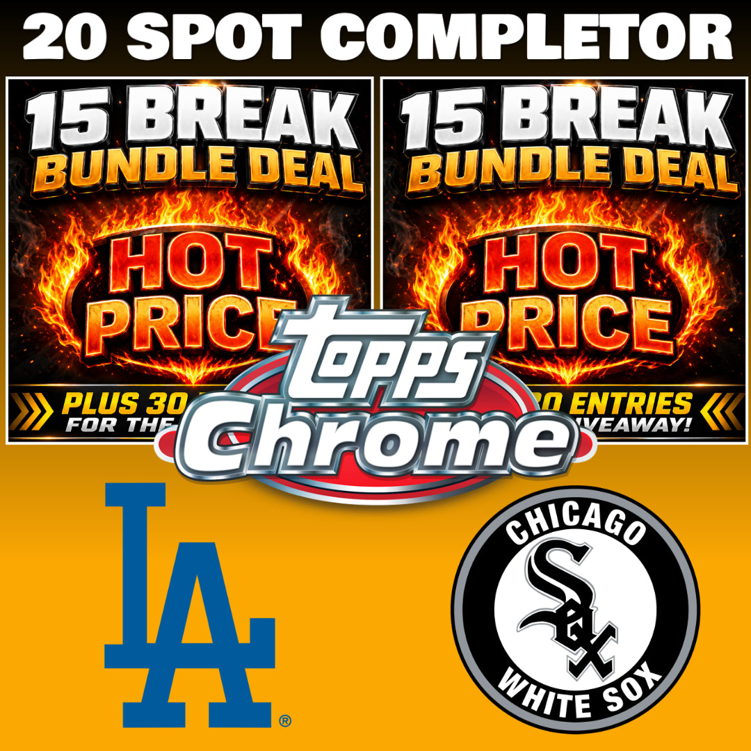 ➡️20 Spot Completor (Dodgers & White Sox along with 4 Bundles!) *** Plus 15 Entries for the Giveaway!