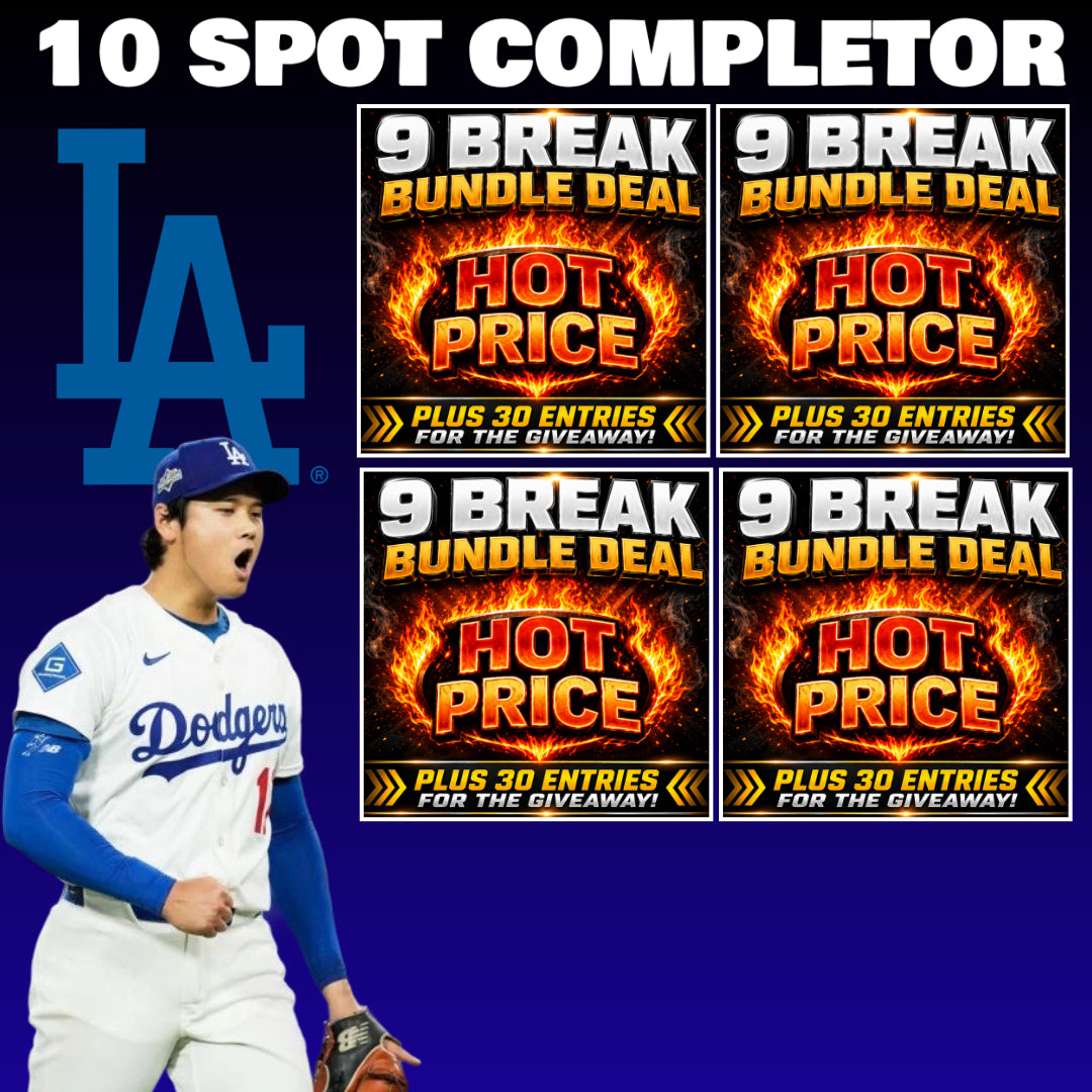➡️10 Spot Completor (4 Bundles and the Dodgers!) *** Plus 15 Entries for the Giveaway!