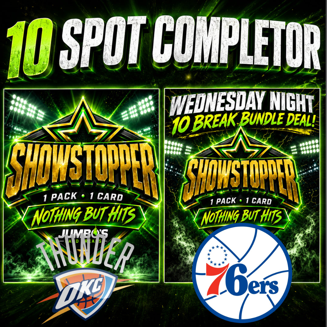 ➡️10 Spot Completor (ShowStopper, Bundle & OKC, Philly) *** Take both completors for just $278