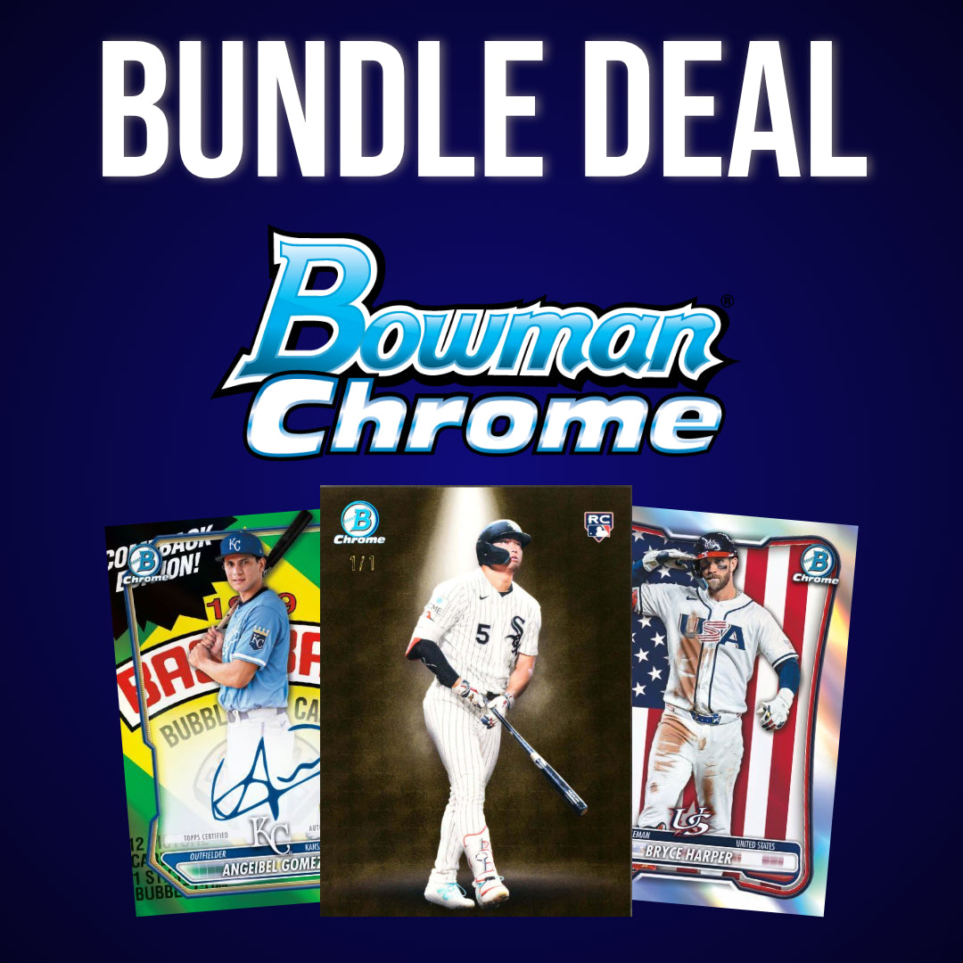 ⚾ Bowman Chrome Bundle Deal! SAVE $25 - LIVE @ 1PM ET
