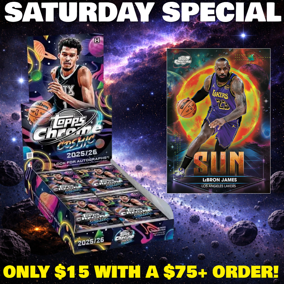 ⭐Saturday Special! BREAK #11569 - 2025/26 Cosmic Chrome Hobby (Random Team) *** Only $15 with any $75+ Order