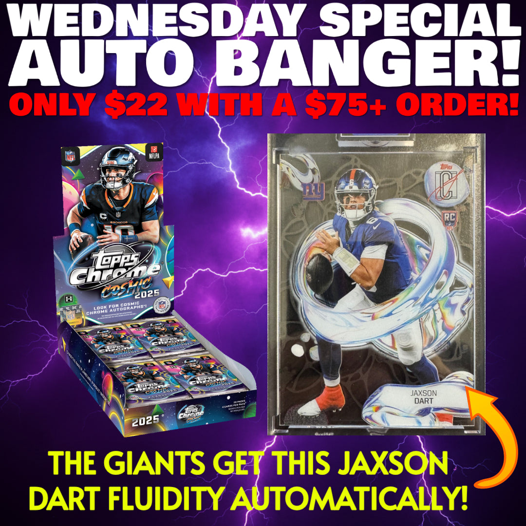 ⭐Wednesday Auto Banger Special! BREAK #11552 - 2025 Topps Cosmic Chrome (Random Team) *** Only $22 with any $75+ Order