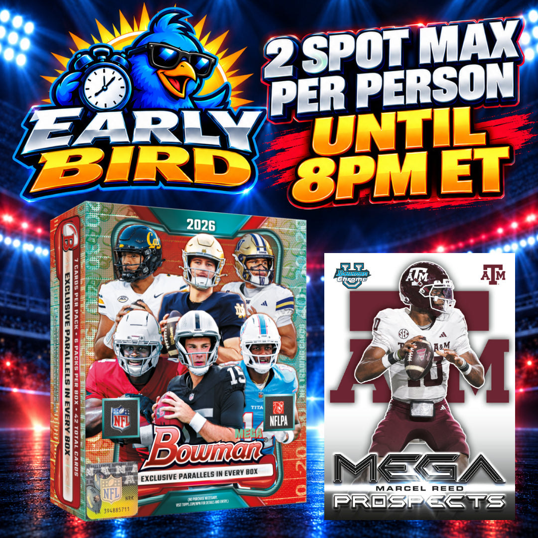 🐥Early Bird! BREAK #12122 - 2026 Bowman Mega X 3 (Random Team) *** 2 Max Per Person