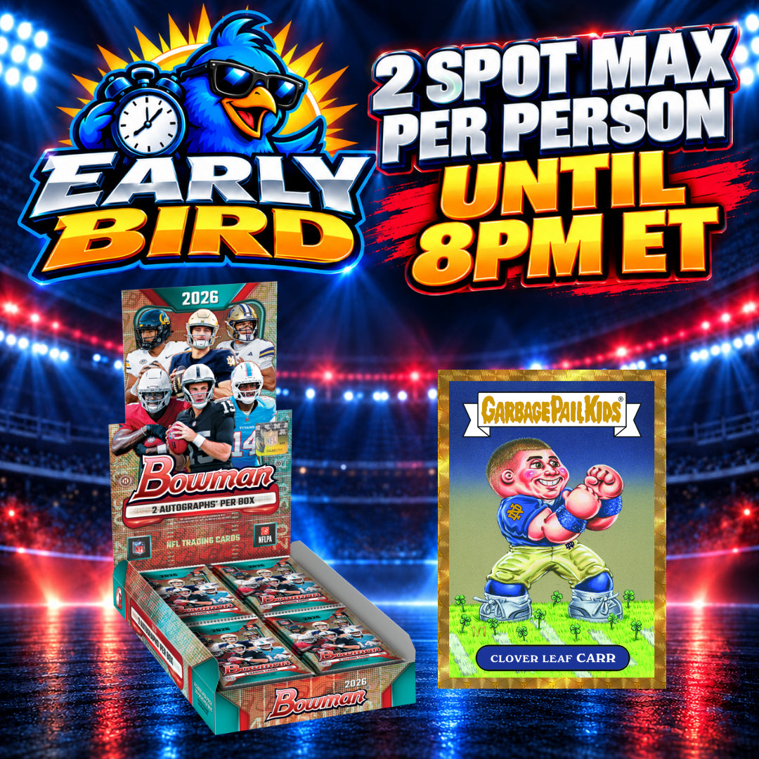 🐥Early Bird! BREAK #12144 - 2026 Bowman Hobby (Random Team) *** 2 Max Per Person - 33 Spots - MASSIVE NIL SPOT GETS ALL COLLEGES!