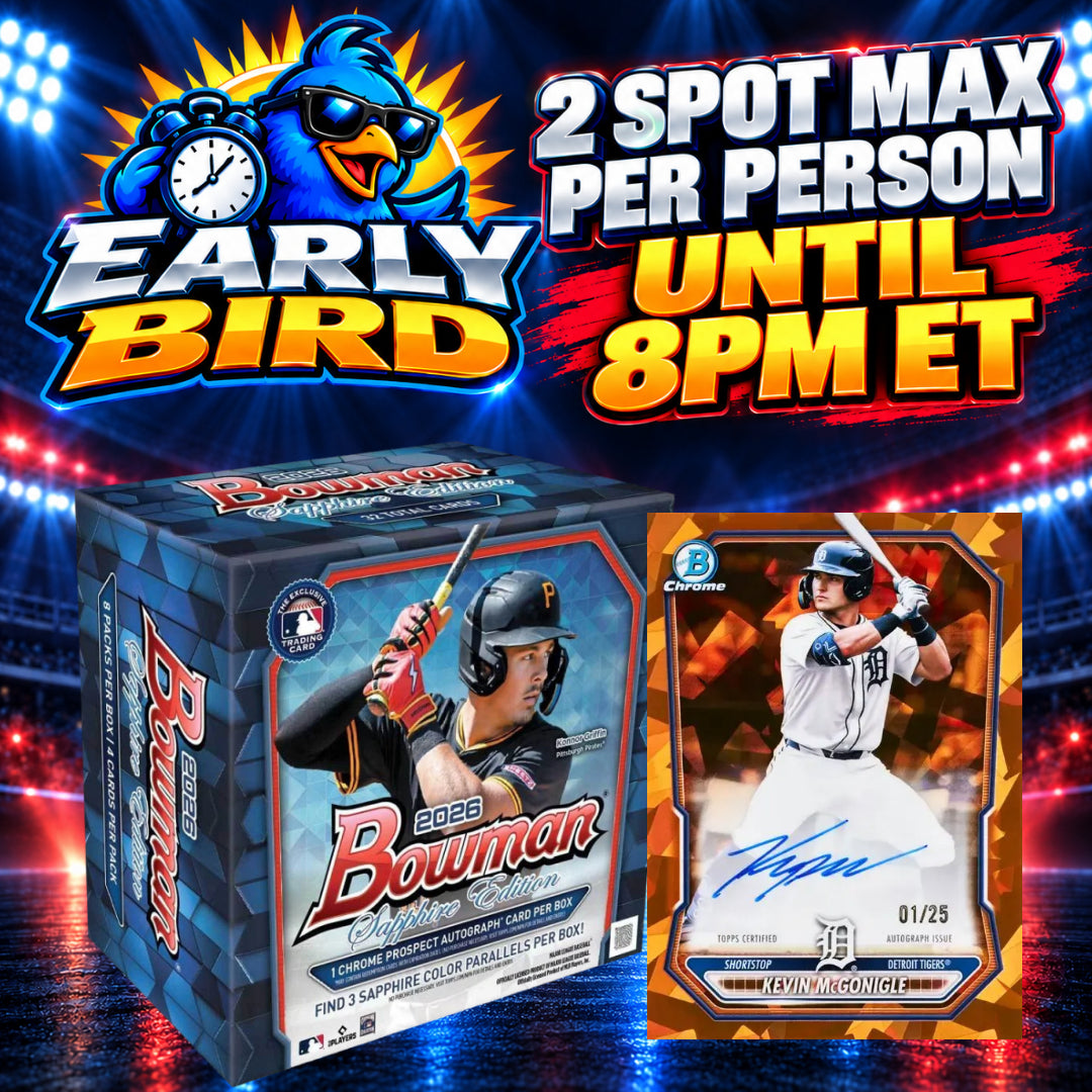 🐥EARLY BIRD! BREAK #12103 - 2026 Bowman Sapphire (Random Team) *** 2 Max Per Person