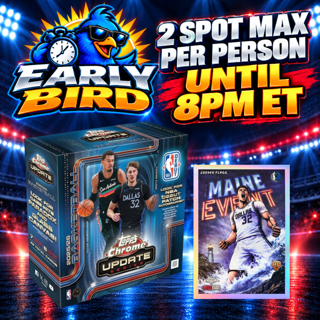 🐥Early Bird! BREAK #12139 - 2025/26 Topps Chrome Update Mega x3 (Random Team) *** 2 Max Per Person