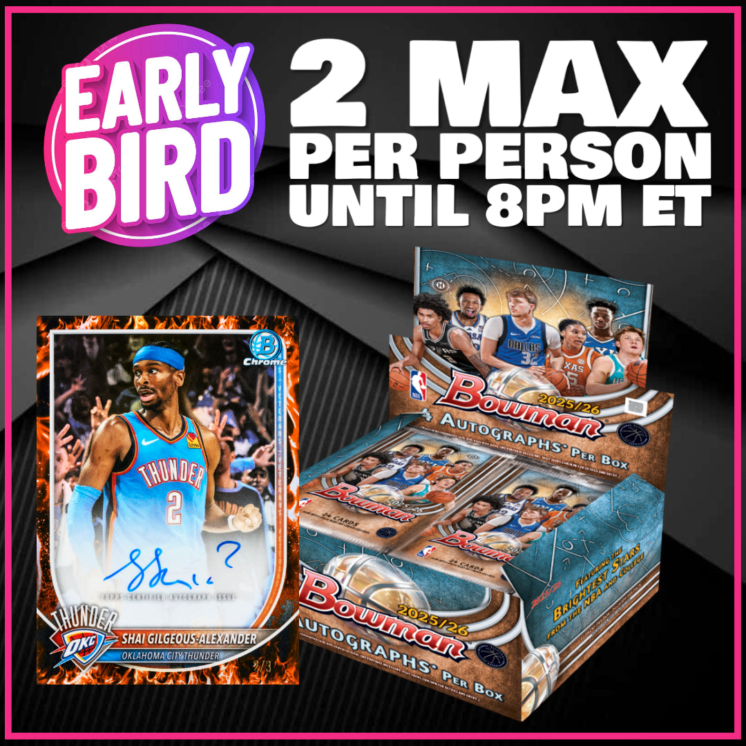 🐥Early Bird! BREAK #11425 - 2025/26 Bowman Jumbo (Random Team) *** 2 Max Per Person