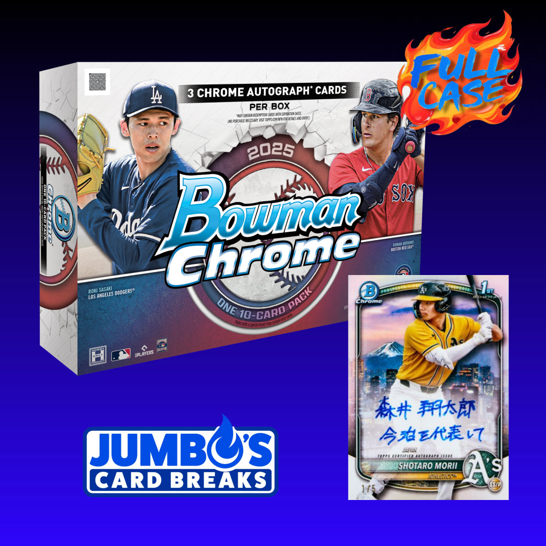 ⚾ BREAK #9629 - 2025 Bowman Chrome Breaker's Delight Full Case (Pick Your Team)
