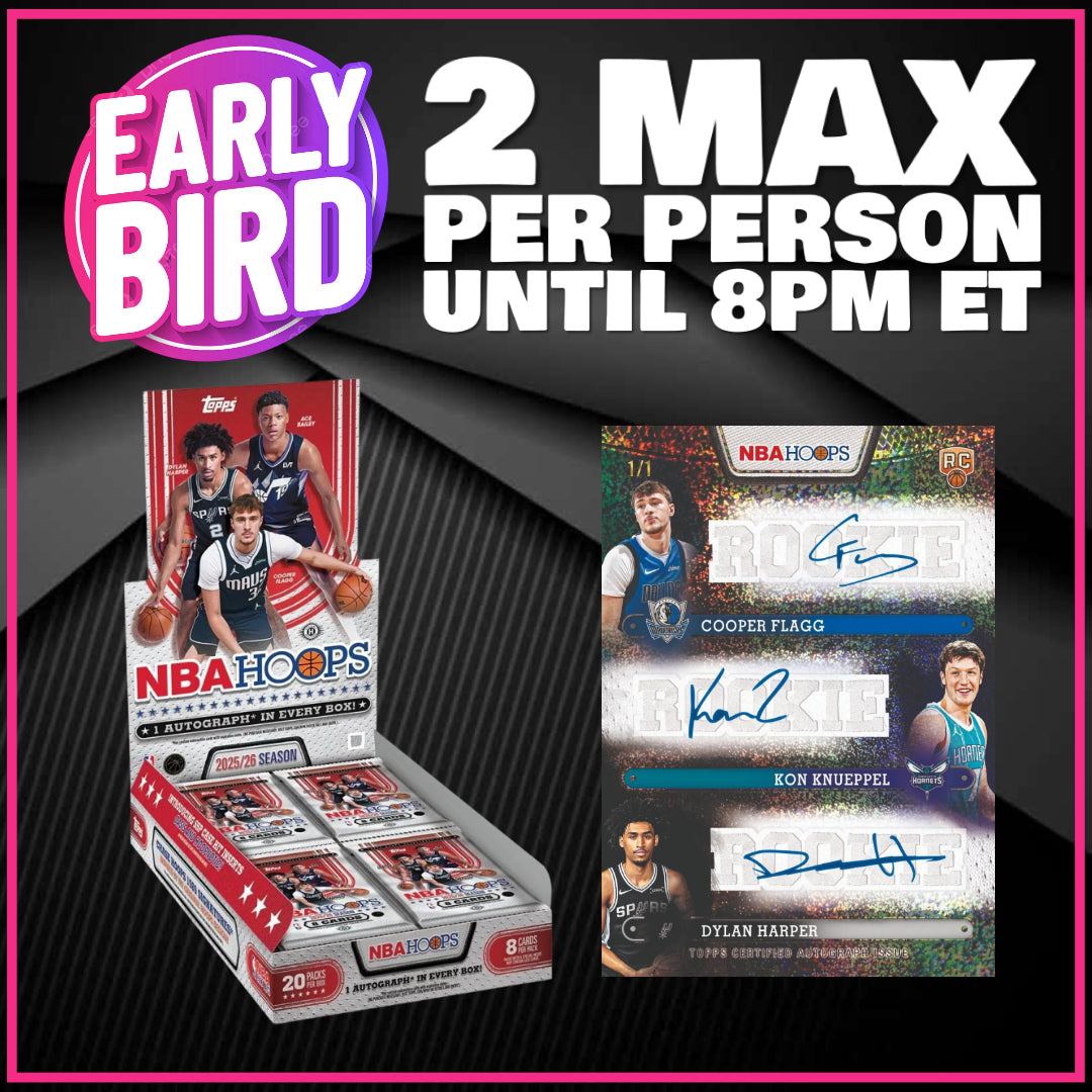 🐤 EARLY BIRD! BREAK #11441 - 2025 Topps NBA Hoops Hobby (Random Team)