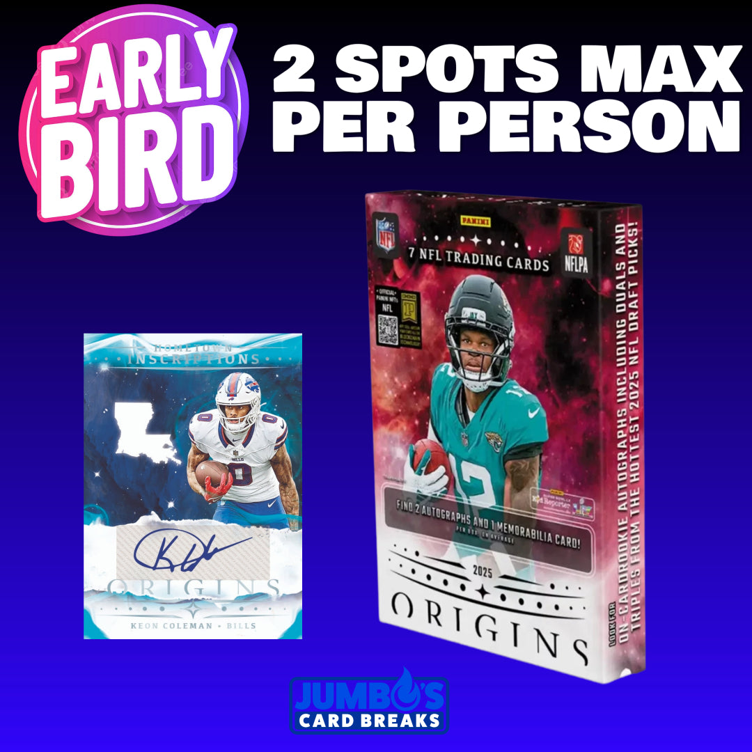 🐥Early Bird! BREAK #9635 - 2025 Origins Hobby (Random Team) *** 2 Max Per Person