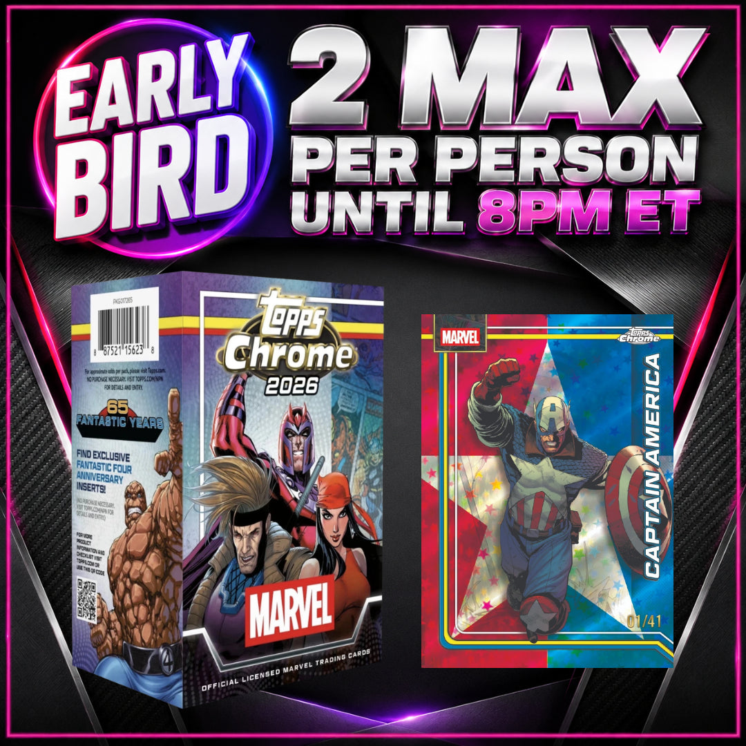 🐤 EARLY BIRD! BREAK #11786 - 2026 Topps Chrome Marvel Blasters x10 (Random Team)