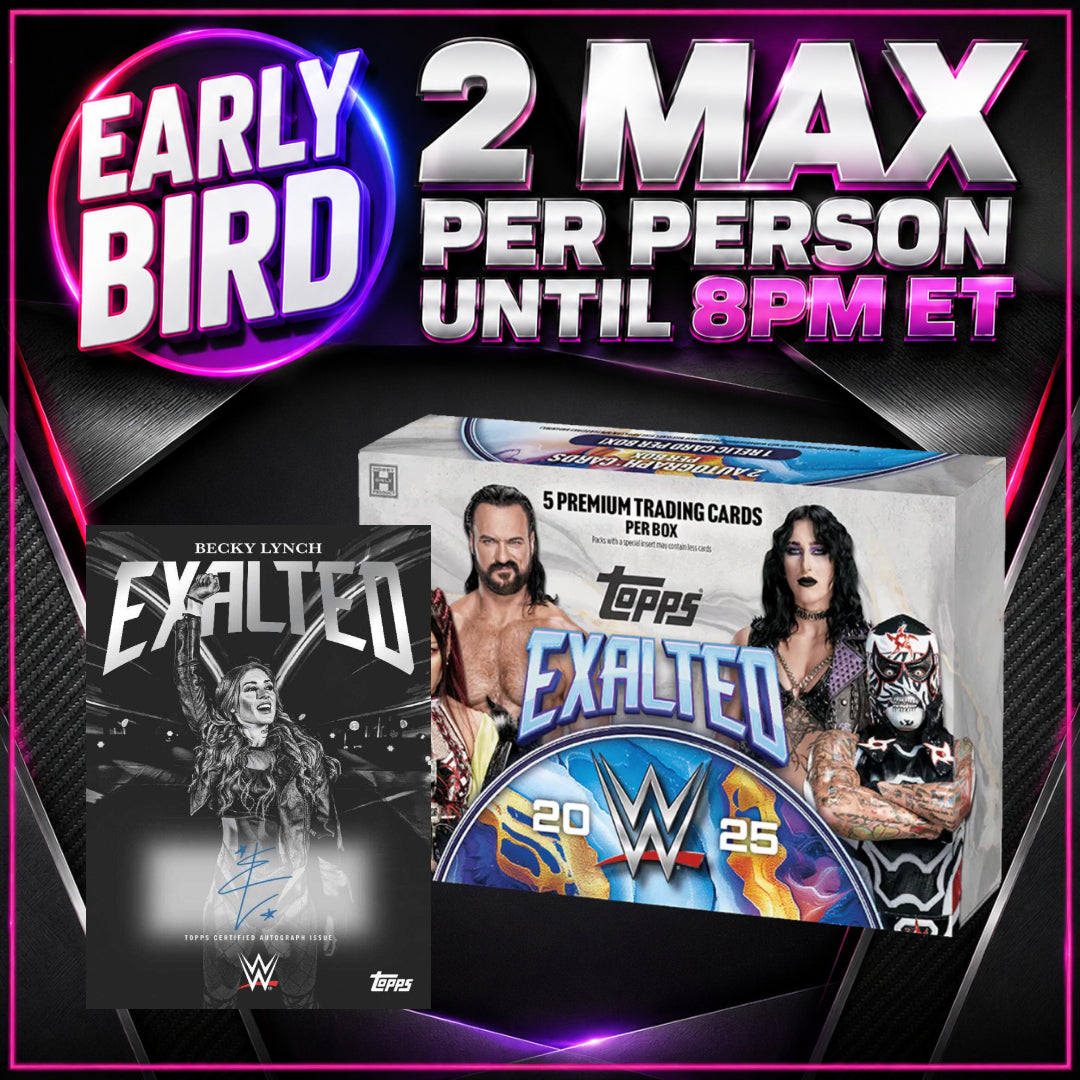 🐥Early Bird! BREAK #11650 - 2025 Topps Exalted WWE Hobby (Random Letter) *** 2 Max Per Person Until 8pm