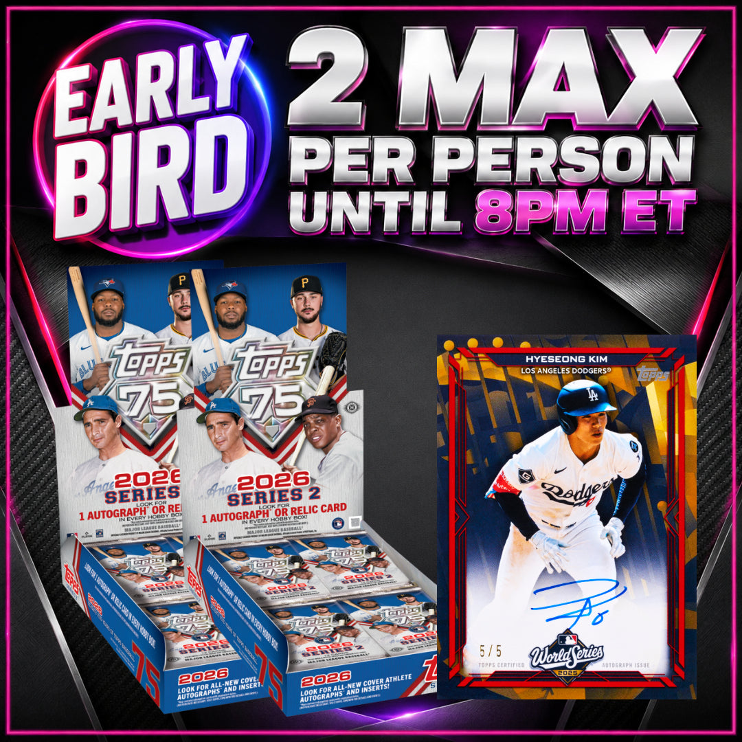 🐥EARLY BIRD! BREAK #11871 - 2026 Topps Series 2 Hobby 2 Box (Random Team) *** 2 Max Per Person