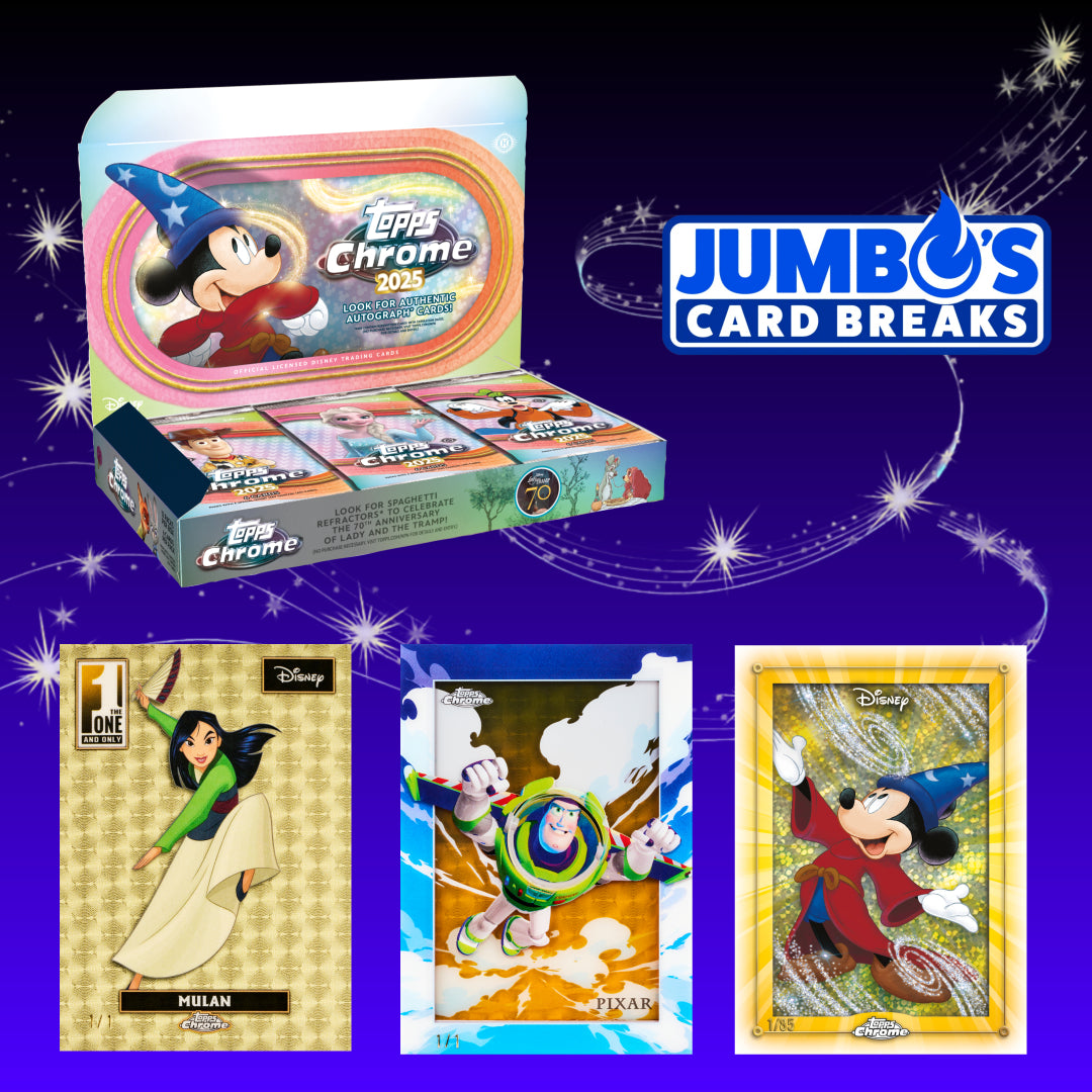 🪄 BREAK #9626 - 2025 Topps Chrome Disney Hobby (Random Letter)