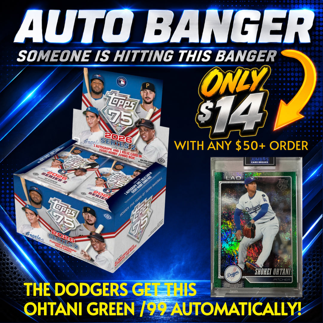 ⭐Tuesday Night Special! BREAK #11665 - 2026 Topps Series 2 Jumbo (Random Team) *** Only $14 with any $50+ Order