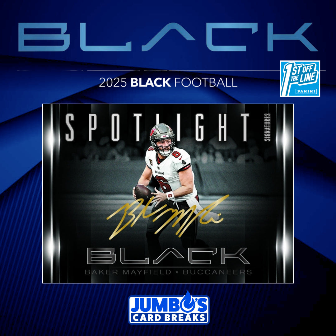 🏈 NEW RELEASE! BREAK #9608 - 2025 BLACK FOTL 4 Boxer (Pick Your Team) *** Arrives Thursday 10/2