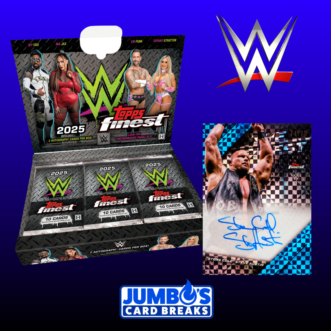 🥊BREAK #9624 - 2025 Topps Finest Hobby WWE (Random Letter)