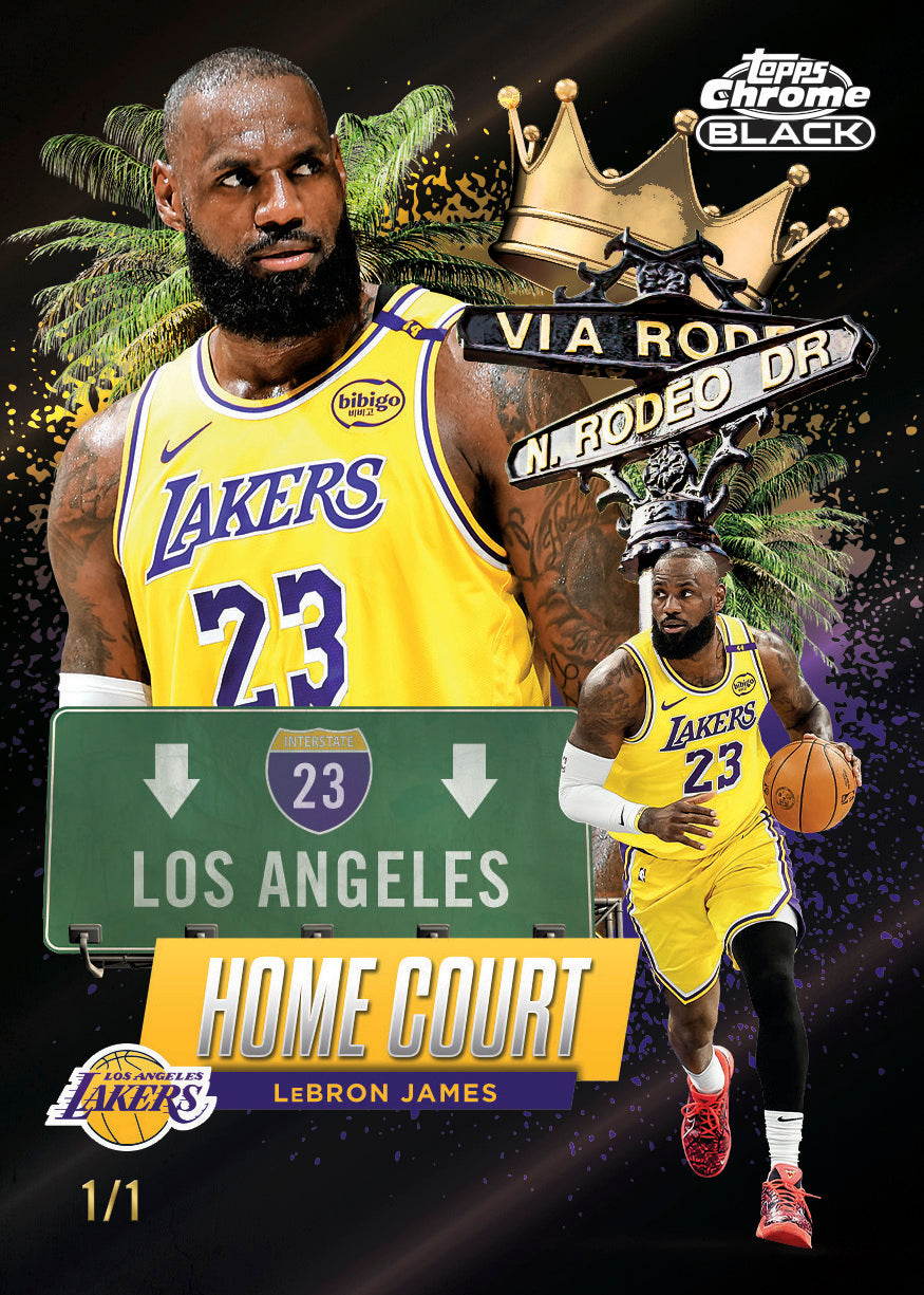 🏀NEW RELEASE! BREAK #11987 - 2025/2026 Topps Chrome Black (Random Team)