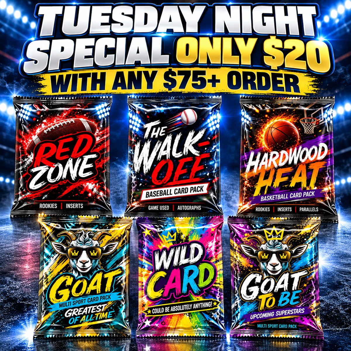 ⭐ Tuesday Night Special! BREAK #12136 - Top Tier Packs! 1 of Each (Random Team) *** Only $20 with any $75+ order!