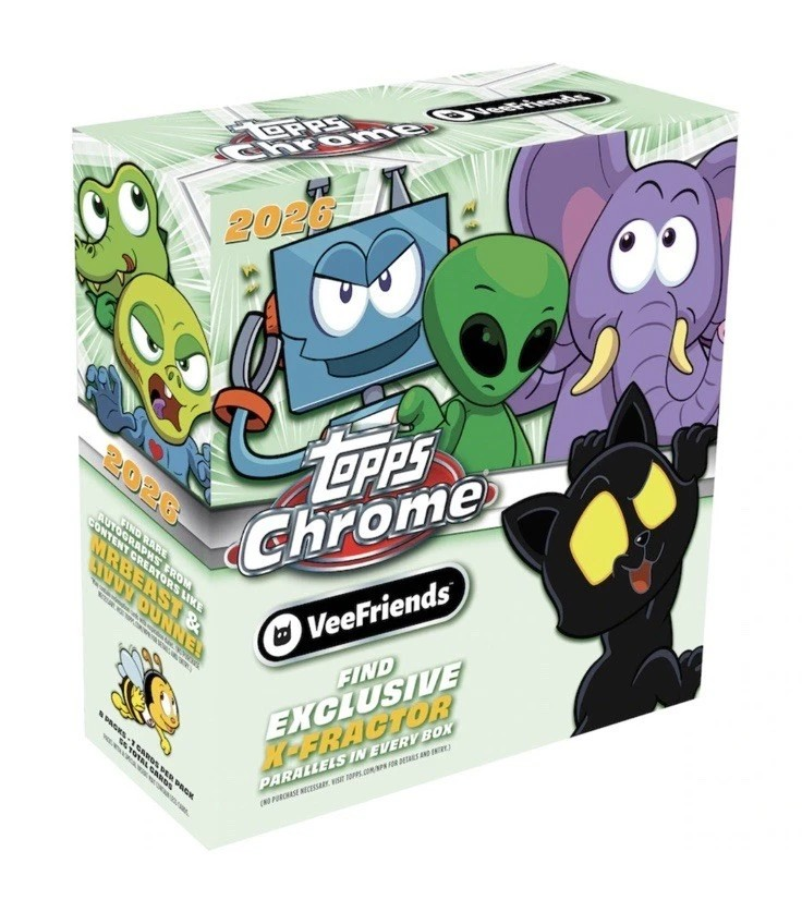 2026 Topps Chrome Veefriends Mega Box - Releases 6/10